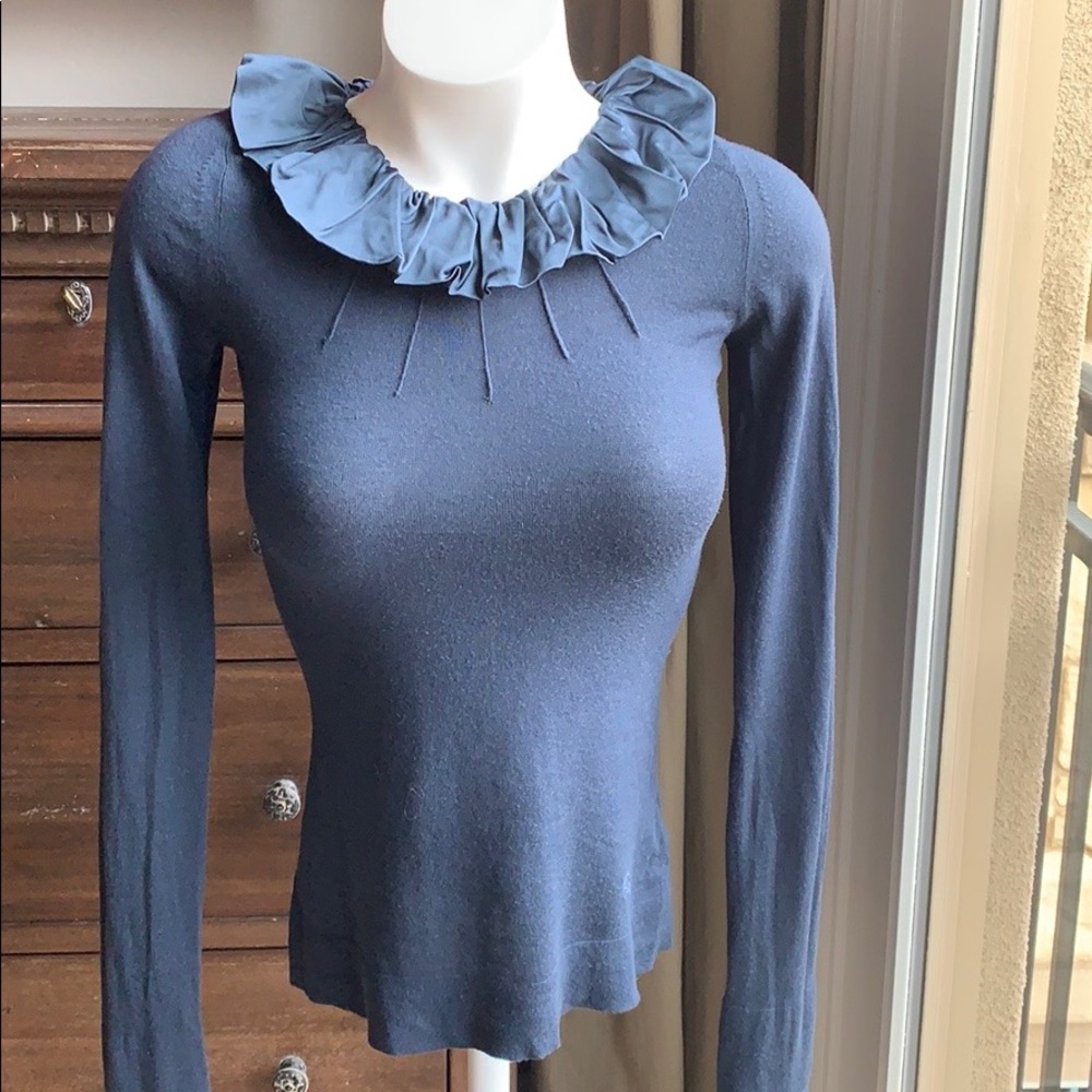 Burberry cashmere blend knit top